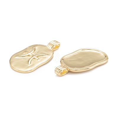 Brass Pendants KK-O140-20G-12-1