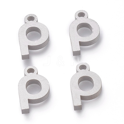 Tarnish Resistant 304 Stainless Steel Pendants STAS-A045-08P-1