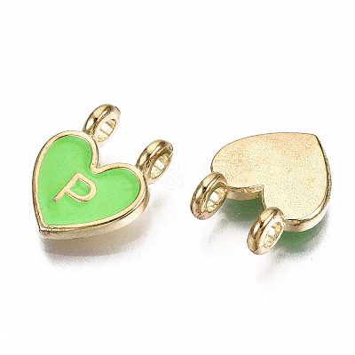 Alloy Enamel Charms ENAM-T012-02P-RS-1