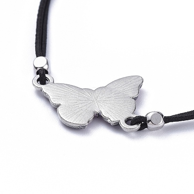 Adjustable Elastic Cord Bracelets X-BJEW-JB05284-M-1