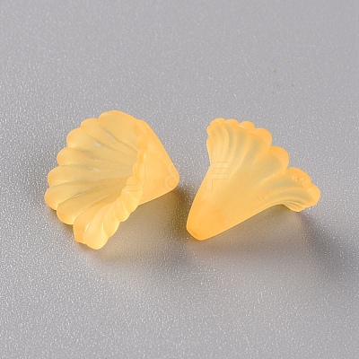 Frosted Acrylic Bead Caps MACR-S371-10A-719-1