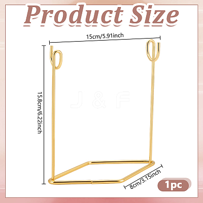 Alloy Crystal Ball Holders ODIS-WH0078-95G-1
