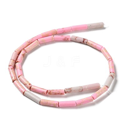 Synthetic Imperial Jasper Dyed Beads Strands G-D077-B01-06-1