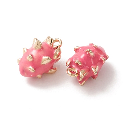 2Pcs Brass Enamel Charms KK-YW0001-76-1