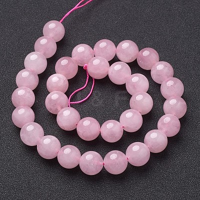 Natural Rose Quartz Beads Strands GSR12mmC034-1