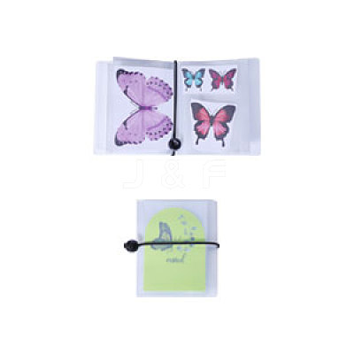 1Pc A6 Transparent PP Plastic Photocard Storage Albums AJEW-GL0004-48-1