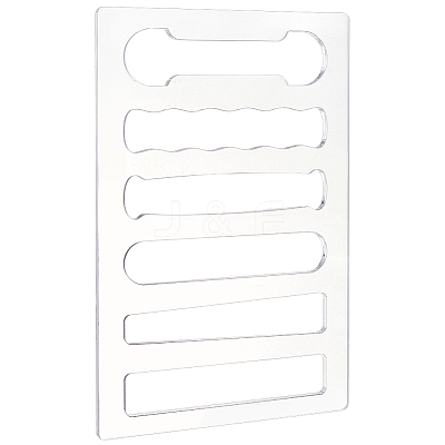 Transparent Acrylic Templates DIY-WH0580-20-1