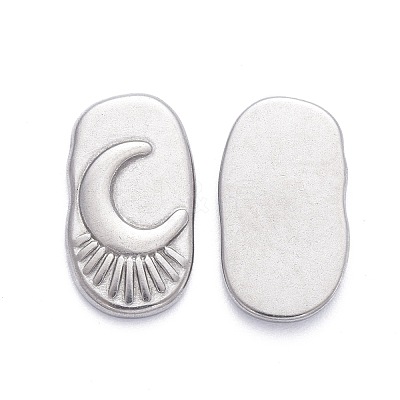 304 Stainless Steel Cabochons STAS-K213-08P-1