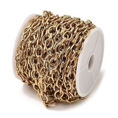 304 Stainless Steel Oval Link Chains CHS-C014-12G-1