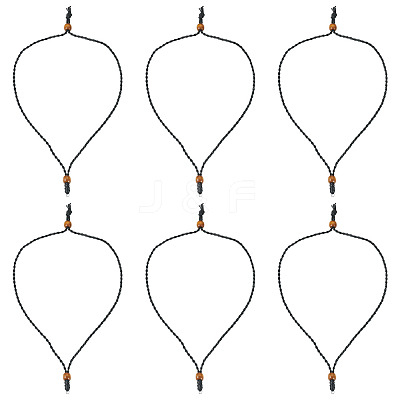 Adjustable Waxed Polyester Cord Necklace Making NJEW-TAC0030-1
