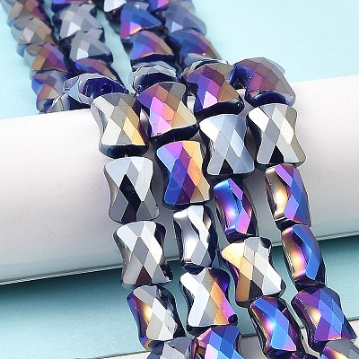 AB Color Plate Glass Beads Strands EGLA-P051-06A-B02-1
