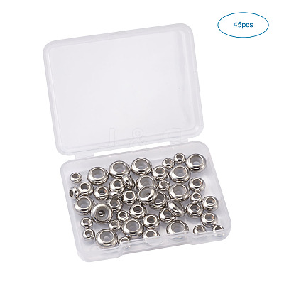 304 Stainless Steel Beads STAS-CD0001-05P-1