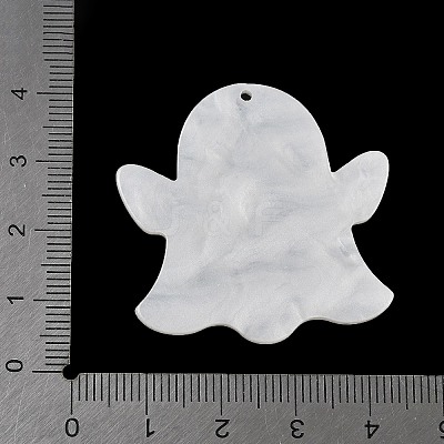 Opaque Acrylic Pendants OACR-D311-001B-1