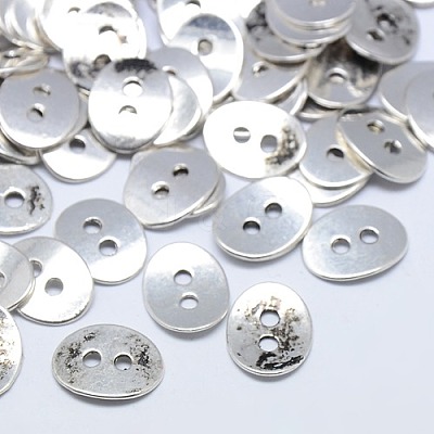Tibetan Style Alloy Buttons X-TIBE-ZN48623-AS-FF-1