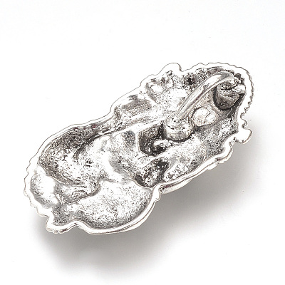 Tibetan Style Alloy Pendants X-TIBEP-T002-113AS-NR-1