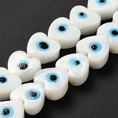Handmade Evil Eye Lampwork Beads Strands LS-LAMP-E023-07B-01-1
