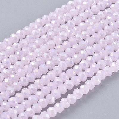 Electroplate Glass Beads Strands LS-EGLA-A034-P2mm-B12-1
