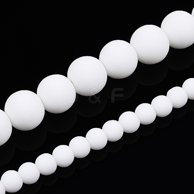 Opaque Glass Beads Strands GLAA-T032-P4mm-MD02-1
