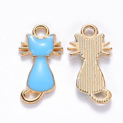 Alloy Enamel Pendants X-ENAM-S121-033C-1
