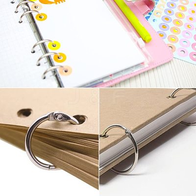 Iron Loose Leaf Book Binder Hinged Rings IFIN-PH0023-03-1