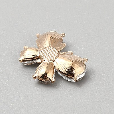 Light Gold Alloy Rhinestone Cabochons FIND-WH0173-340B-1
