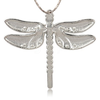 Alloy Enamel Dragonfly Big Pendants X-ENAM-L034-01P-1