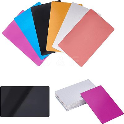Aluminum Blank Thermal Transfer Business Cards DIY-NB0004-81-1
