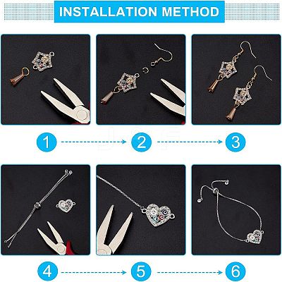 Silver Color Plated Alloy Links ENAM-NB0001-39-1