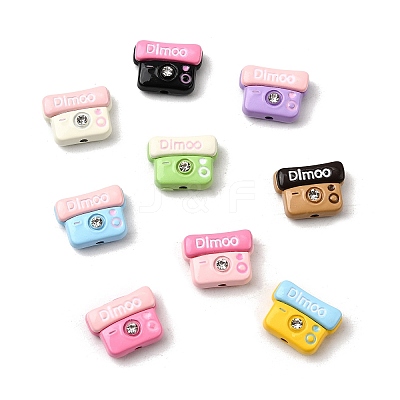 Baking Paint Alloy Enamel Beads FIND-G092-05-1