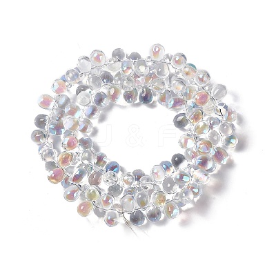 Electroplate Glass Beads Strands EGLA-L031-AB01-1
