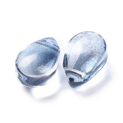 Transparent Glass Charms X-GGLA-M004-05B-06-1