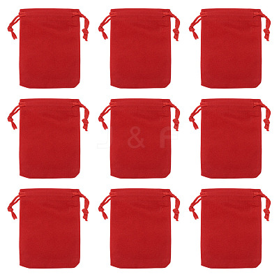 20Pcs Rectangle Velvet Drawstring Pouches TP-TA0001-04D-1