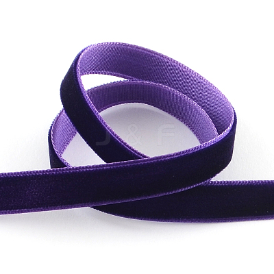 1/4 inch Single Face Velvet Ribbon OCOR-R019-6.5mm-090-1