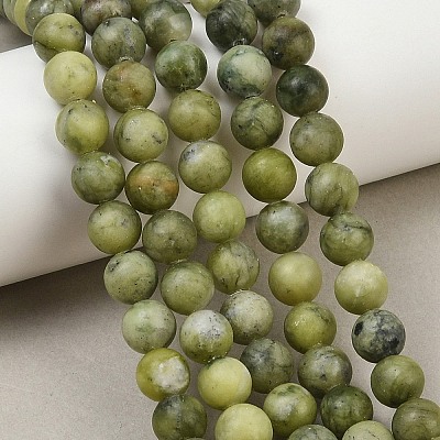 Natural Taiwan Jade Beads Strands X-GSR032-1