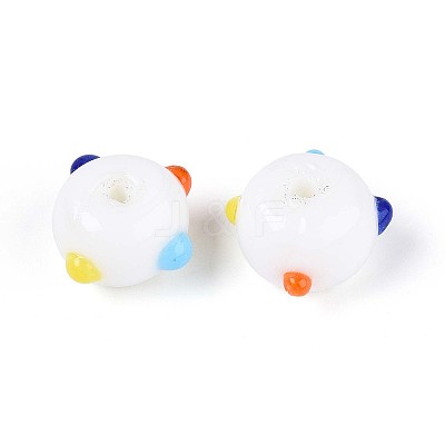 Handmade Lampwork Bumpy Beads LAMP-ZX003-07-01-1
