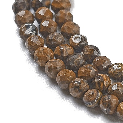 Natural Tiger Iron Beads Strands G-B120-A01-01-1