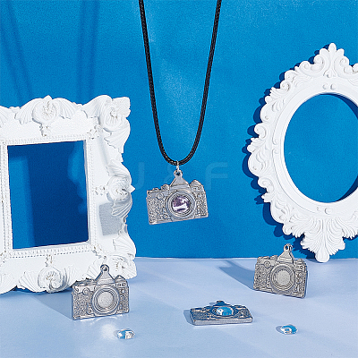 DIY Blank Dome Pendant Making Kit DIY-UN0004-16-1