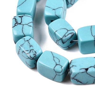 Synthetic Turquoise Dyed Beads Strands G-T138-99-1