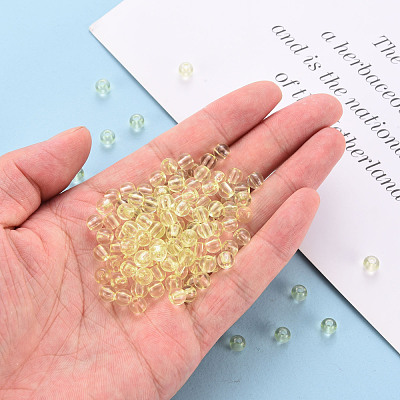 Transparent Acrylic Beads MACR-S370-A6mm-728-1