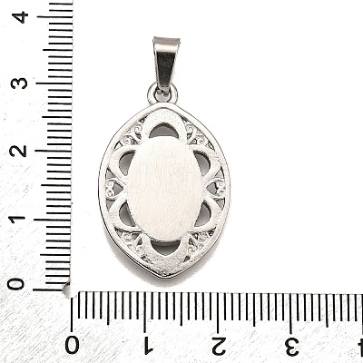 304 Stainless Steel Pendants STAS-B086-09D-P-1
