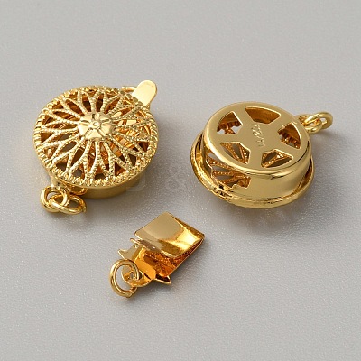 Brass Box Clasps KK-WH0079-16B-G-1
