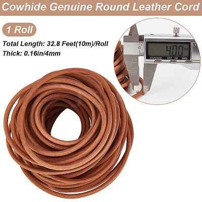 10M Round Leather Beading Cord WL-GF0001-23A-01-1