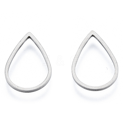Non-Tarnish 201 Stainless Steel Linking Rings STAS-N090-T07-1-1