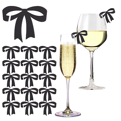 50Pcs Acrylic Wine Glass Charms OACR-OC0001-26B-1