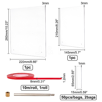 Acrylic Display Plate ODIS-OC0001-14-1