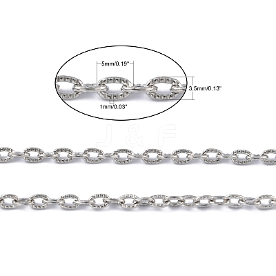 Iron Textured Cable Chains CH-S065-P-LF-1