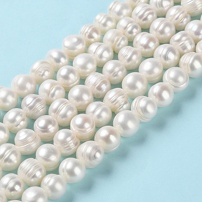 Natural Cultured Freshwater Pearl Beads Strands PEAR-E018-02-1