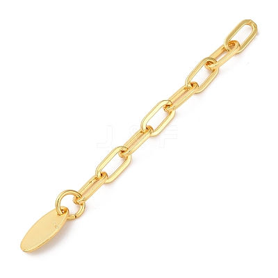 Brass Ends with Chain KK-D378-09G-01-1