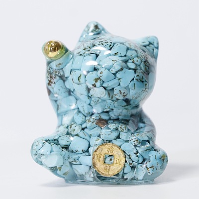 Resin Craft Display Decorations DJEW-PW0021-29G-20-1