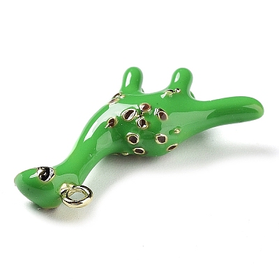 Alloy Enamel Pendants ENAM-H043-01G-10-1